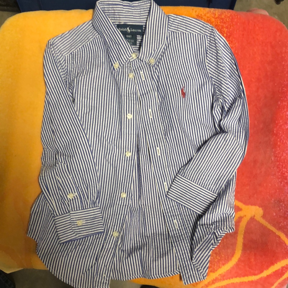 Boys long sleeve polo